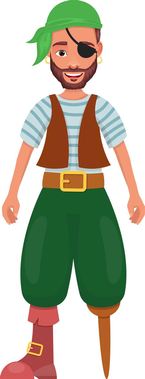 Pirate Man Clipart Design Illustration 9384465 Png