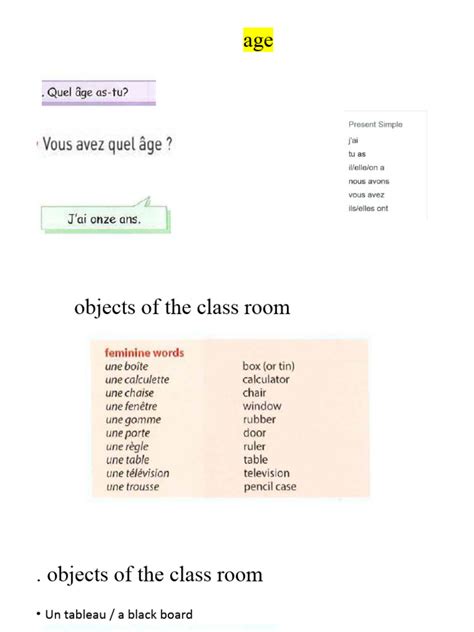 French Learning Material | PDF