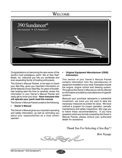 Sea Ray Parts Manual By Serial Number