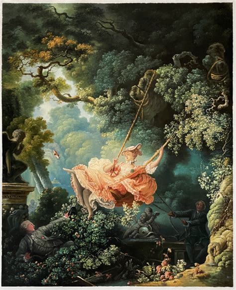 A Swing Painting By Jean Honore Fragonard Reproduction