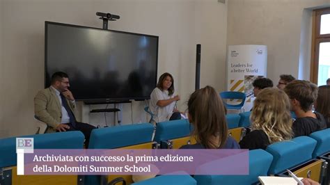 Archiviata Con Successo La Prima Edizione Della Dolomiti Summer School