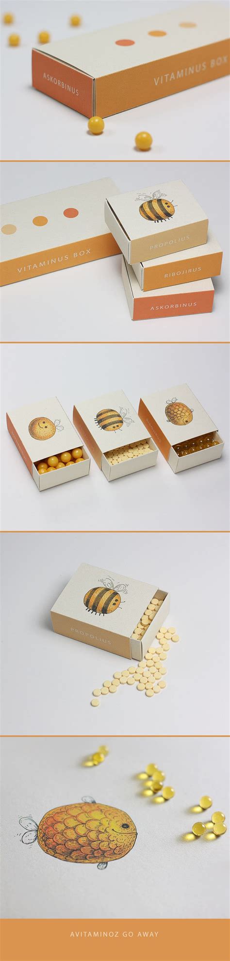 Vitaminus Box, Упаковка © Serg Tropov so cute vitamin #packaging PD ...