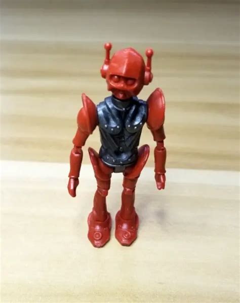 KINDER EGG SURPRISE Toy Ferrero Dark Brown Robot 1985 Super Rare 16