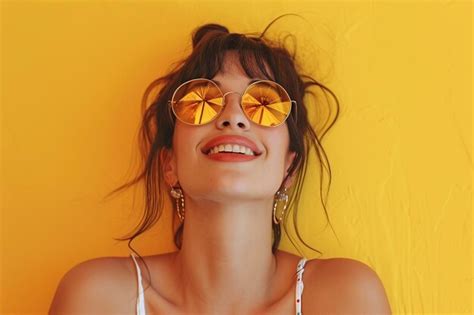 Mulher Latina Posando De Uma Forma Sedutora E Muito Moderna Na Frente Da C Mera Foto Premium