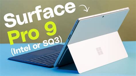 Surface Pro 9 Review Intel Or Sq3 Youtube