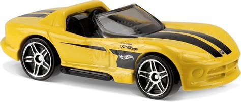 Amazon Hot Wheels 2017 Dodge Viper RT 10 Yellow Then And Now 281