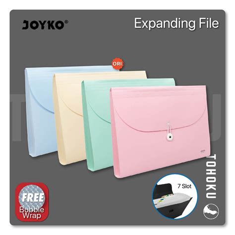 Jual Joyko Expanding File Map Harmonika Pastel Color EF 8F4 7 Pocket