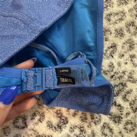 Triangl Mica Marina Sparkle Bikini Comes With Depop