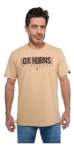 Camiseta Masculina Ox Horns Básica Tradicional Country Nude Parcelamento sem juros