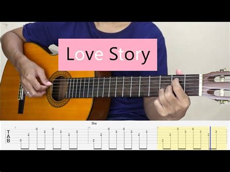 Love Story Taylor Swift Fingerstyle Guitar Tutorial Tab Chords