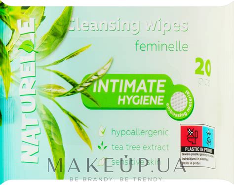 Naturelle - Влажные салфетки для интимной гигиены с экстрактом чайного ...