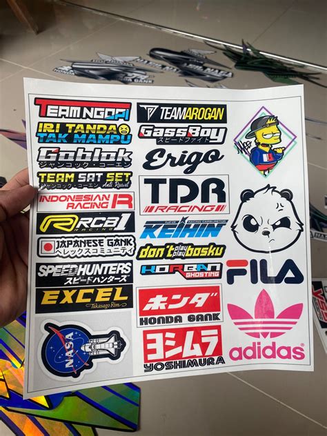 Sticker Pack Aesthetic Stiker Pack Distro Stiker Pack Motor