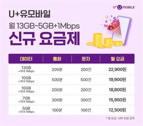 Lgu 알뜰폰 월 1만원대에 5gb 데이터 요금제 출시 머니투데이