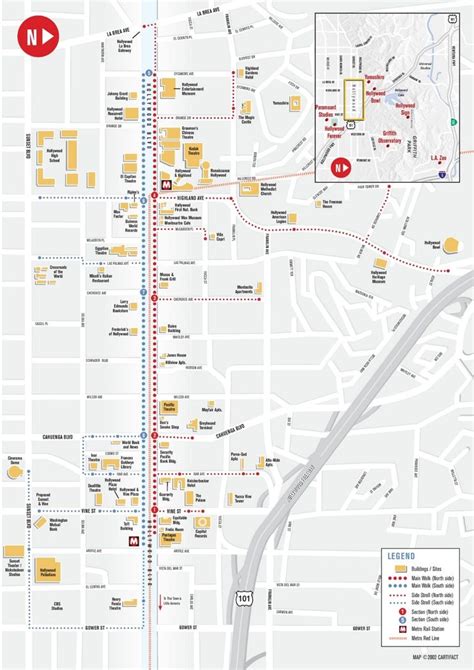 Hollywood Tourist Attractions Map - Best Tourist Places in the World