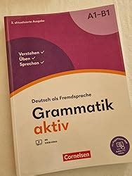 Grammatik Aktiv Deutsch Als Fremdsprache Aktualisierte Ausgabe