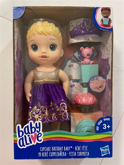 Hasbro Baby Alive Cupcake Birthday Blonde Baby Girl Doll New Hobbies Toys Toys Games On