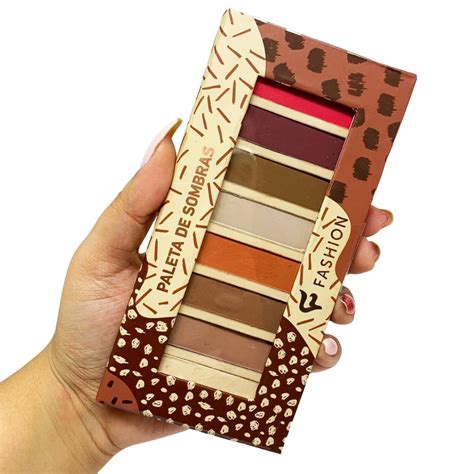 Paleta De Sombras Nude Fashion Makeup Make Virtual Make Maquiagem Atacado P Revenda