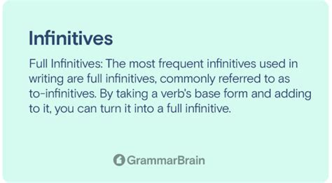 What Are Infinitives Definition Examples How To Use Them