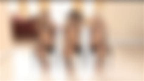 A Trio Of Naked Beauties Tied To Chairs Are A Welcoming Site FM Concepts P B Store