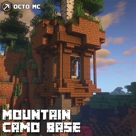 Minecraft Cliff House Minecraft Mountain House Modern Minecraft