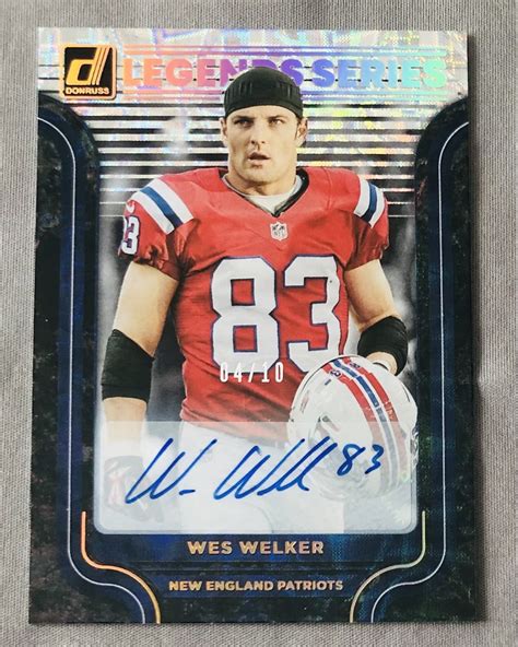 2022 Donruss The Legends Series Autographs LS 10 Wes Welk Flickr