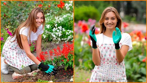 Купить Садовые перчатки Garden Genie Gloves (4670) Цена 149 грн WEMART