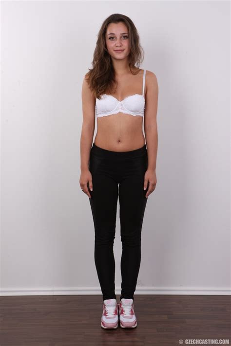 Teen Brunette Wearing Pink Jacket White Sh XXX Dessert Picture 4