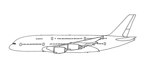 How To Draw An Airbus A380 Easy Drawing Airbus A380 Front View – NBKomputer