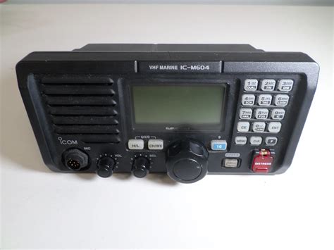 Icom Ic M Marine Vhf W Hm Fist Mic Fully Tested Great