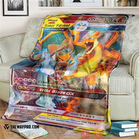 Pokemon Mega Charizard Blanket Hot Sale 2025