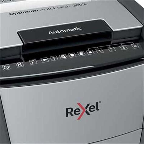 Rexel Optimum AutoFeed+ 300X Shredder Black | Techinn