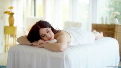 Lustful Brunette Girls Jessica Ryan And Maddy May Having Lesbian Massage 16 Photos