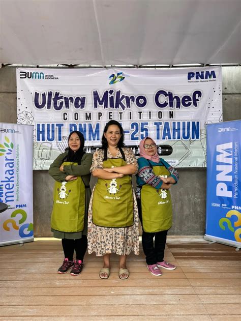 Rayakan HUT Ke 25 PNM Gelar Lomba Masak Untuk Nasabah Mekaar Di