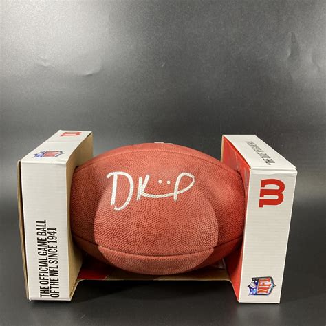 Nfl Bills Dalton Kincaid Signed Authentic Football With Bills Logo