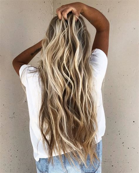 Beach Blonde Highlights Surfer Hair Surf Hair Beachy Hair Color
