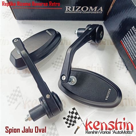 Jual SPION Motor JALU OVAL Logo Rizoma AEROX NMAX XMAX LEXI FREEGO GEAR