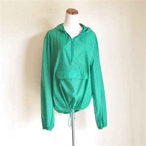 Vintage Green Jacket Mens Jacket Kelly Green Pullov Gem