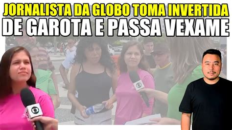 Jornalista Da Globo Toma Invertida De Garota Durante Entrevista Ao Vivo