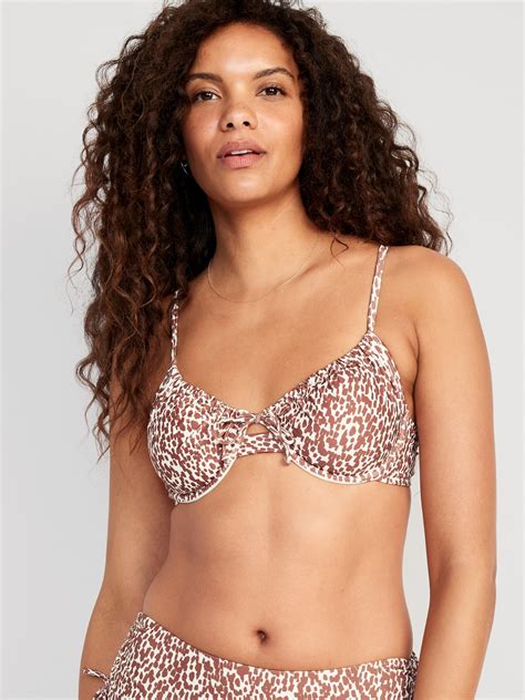 Old Navy Underwire Bikini Swim Top For Women Multi