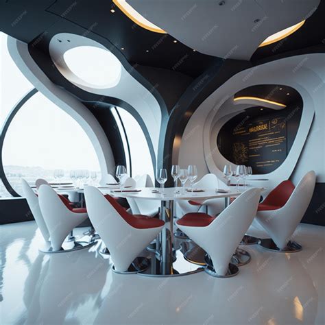 Premium AI Image | Beautiful Modern Restaurant Interior Design