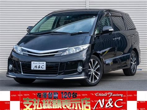 TOYOTA ESTIMA AERAS PREMIUM EDITION 2013 BLACK 103300 Km