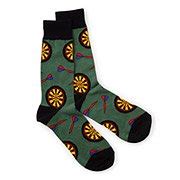 Men S Bullseye Socks Darts Dart Board Uncommon Goods