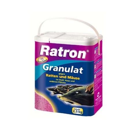 Ratron Granulat Brodifacoum 50ppm – 2,5kg – PESTODO Fachversand
