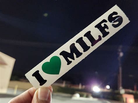 I Love Milfs Vinyl Decal Sticker I Love Hot Moms Decal Sticker Many