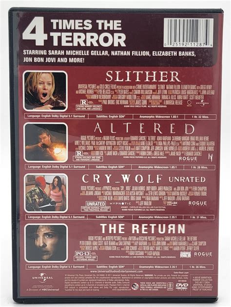 4 Movie Marathon - Horror Collection | DVD -Unrated - Steady Bunny Shop