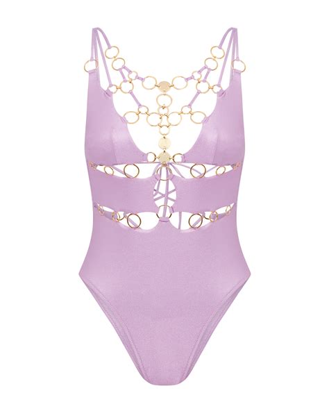 Davine Swimsuit in Purple | By Agent Provocateur