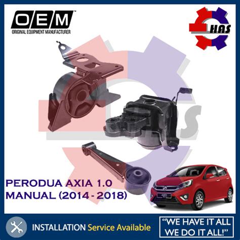 Engine Mounting Set Perodua Axia Non Vvti