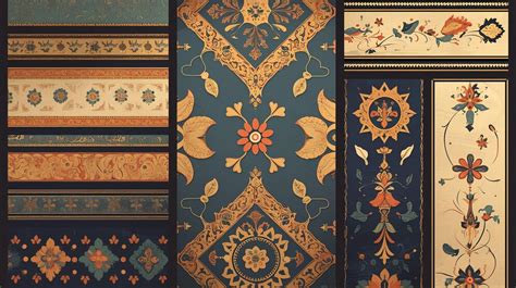 Premium Vector | Indian pichwai patterns with religious themes