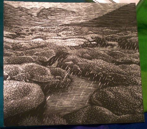 Scratchboard Landscape By Scunosi On Deviantart