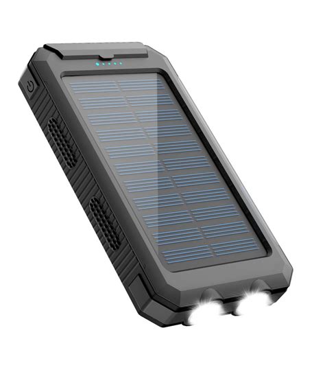 Lideka Powerbank 30000 MAh Charger With Solar Panel Function On Solar